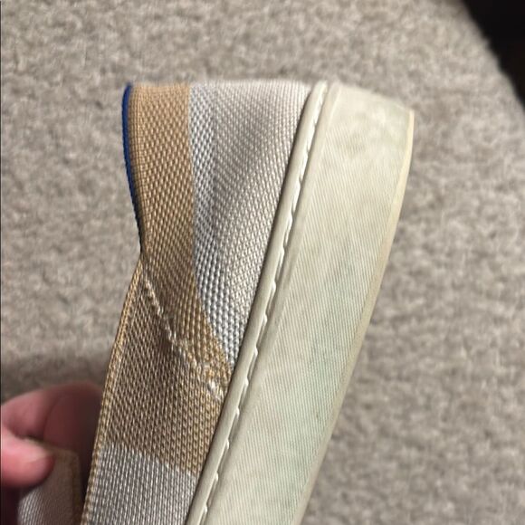 Retired Rothy's Tan Sneakers Comfortable Slip-On Shoes - Picture 6 of 14